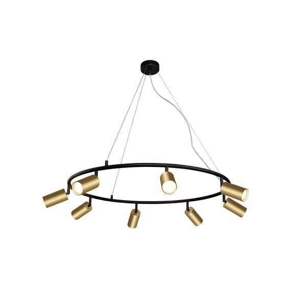 Светильник подвесной Crystal Lux CLT 015C8 D800 BL-GO, фото 